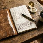 傷だらけの革表紙。トラベラーズノートに記すのは、旅の「感触」だけ