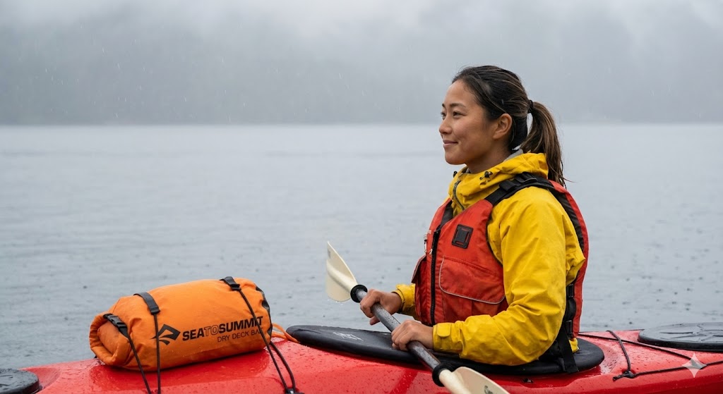 雨の海は、もっと静かだ。カヤックで聴く「境界線のリズム」